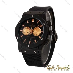 ساعت هابلوت مردانه سه موتوره مشکی ایندکس رزگلد Hublot-4944-G