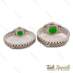 ساعت ست رولکس دیت جاست تمام سیلور Rolex-4953-S