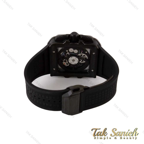 ساعت هابلوت مردانه مربعی سه موتوره کرنوگراف مشکی Hublot-4994-G