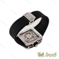 ساعت هابلوت مردانه مربعی قاب سیلور بند مشکی Hublot-4995-G