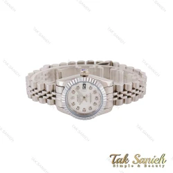 ساعت رولکس زنانه دیت جاست تمام استیل Rolex-5008-L