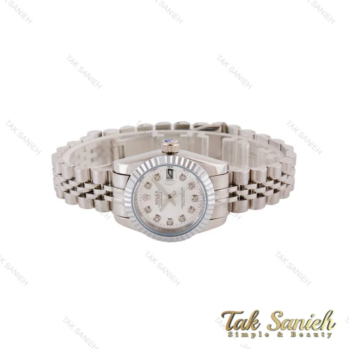 ساعت رولکس زنانه دیت جاست تمام استیل Rolex-5008-L