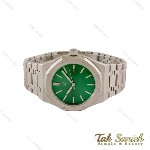ساعت ای پی مردانه نقره ای صفحه سبز AP-5012-G