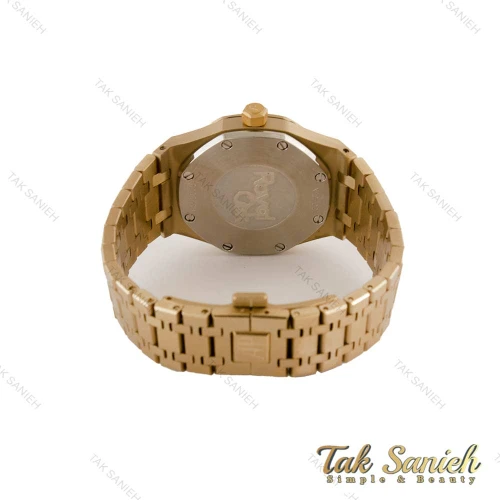 ساعت اودمار پیگه مردانه طلایی صفحه مشکی AP-5013-G