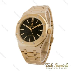 ساعت اودمار پیگه مردانه طلایی صفحه مشکی AP-5013-G