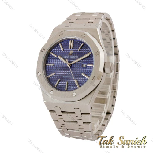 ساعت AP مردانه نقره ای صفحه سرمه ای AP-5093-G