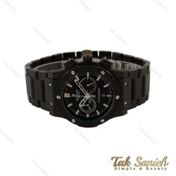 ساعت هابلوت مردانه سه موتوره بند استیل تمام مشکی Hublot-5094-G