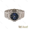 ساعت هابلوت مردانه سه موتوره بند استیل صفحه سرمه ای Hublot-5095-G