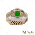 ساعت رولکس مردانه دورنگ طلایی ایندکس رومی آبی Rolex-5110-G