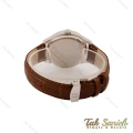 ساعت تیسوت مردانه بند چرم نقره ای صفحه سفید Tissot-5137-G