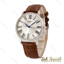 ساعت تیسوت مردانه کلاسیک بند چرم قهوه ای Tissot-5138-G