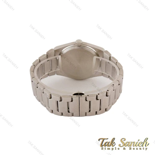 ساعت تیسوت PRX مردانه نقره ای صفحه سرمه ای Tissot-5141-G
