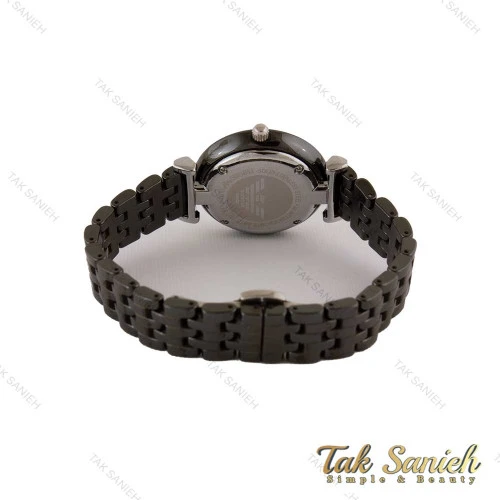 ساعت امپریو آرمانی زنانه سرامیکی مشکی طرح خورشید Armani-5144-L