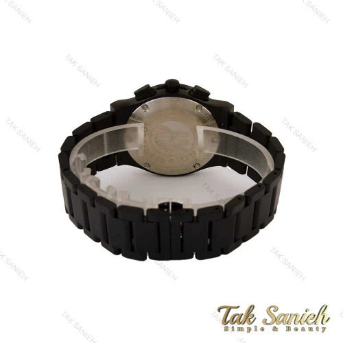 ساعت هابلوت مردانه سه موتوره بند استیل فول مشکی ایندکس رزگلد Hublot-5153-L
