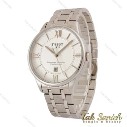 ساعت تیسوت مردانه کلاسیک استیل صفحه سفید Tissot-5167-G
