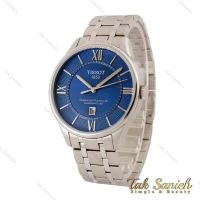 ساعت تیسوت مردانه نقره ای صفحه سرمه ای Tissot-5168-G
