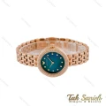 ساعت امپریو آرمانی زنانه دورنگین رزگلد صفحه سبز Armani-5179-L