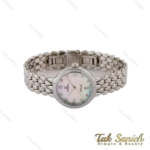 ساعت امگا دویل زنانه سیلور صفحه سفید Omega-5205-L