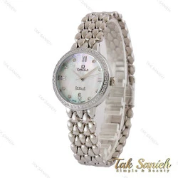 ساعت امگا دویل زنانه سیلور صفحه سفید Omega-5205-L