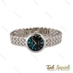 ساعت امگا دویل زنانه سیلور صفحه سبز Omega-5206-L