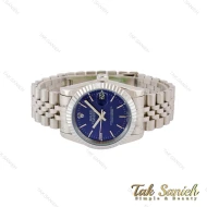 ساعت رولکس مردانه دیت جاست سیلور صفحه سرمه ای Rolex-5238-G
