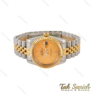 ساعت رولکس مردانه دورنگ طلایی ایندکس خطی Rolex-5240-G