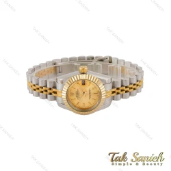 ساعت رولکس زنانه دورنگ طلایی ایندکس خط اسمال Rolex-5241-L