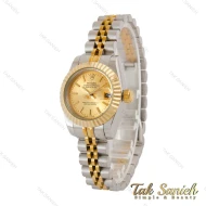 ساعت رولکس زنانه دورنگ طلایی ایندکس خط اسمال Rolex-5241-L