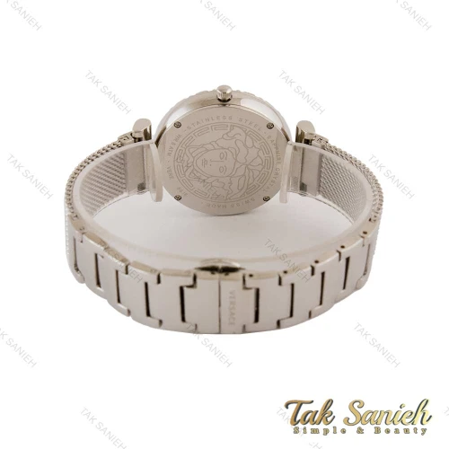 ساعت ورساچه زنانه سیلور صفحه مشکی Versace-5253-L