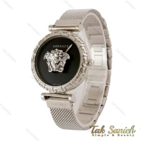 ساعت ورساچه زنانه سیلور صفحه مشکی Versace-5253-L