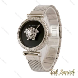 ساعت ورساچه زنانه سیلور صفحه مشکی Versace-5253-L