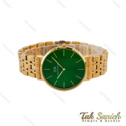 ساعت دنیل ولینگتون مردانه طلایی صفحه سبز DW-5283-G