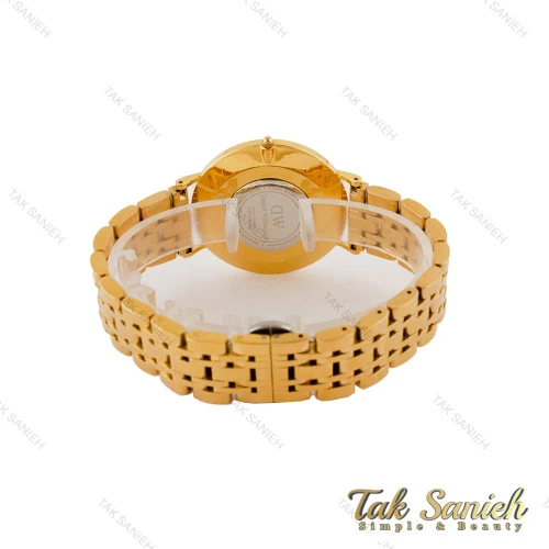 ساعت دنیل ولینگتون مردانه طلایی صفحه سبز DW-5283-G