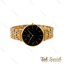 ساعت دنیل ولینگتون مردانه فلزی طلایی صفحه مشکی DW-5292-G