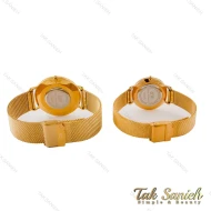 ساعت ست دنیل ولینگتون حصیری طلایی صفحه سفید DW-5295-S