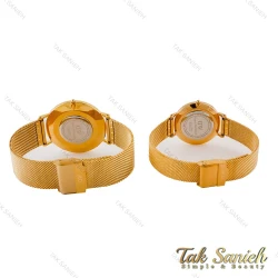 ساعت ست دنیل ولینگتون حصیری طلایی صفحه سفید DW-5295-S