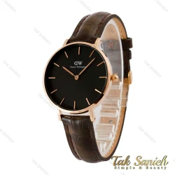 ساعت دنیل ولینگتون زنانه بند چرم قهوه ای DW-5299-L