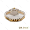 ساعت رولکس زنانه دورنگ طلایی دورنگین صفحه سبز Rolex-5303-L