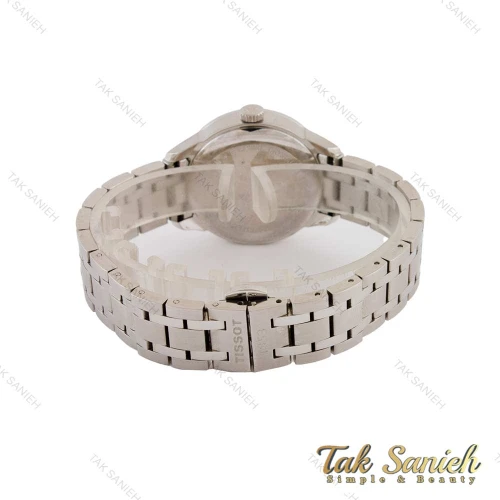 ساعت تیسوت زنانه نقره ای صفحه سفید Tissot-5305-L