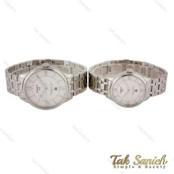 ساعت تیسوت ست استیل صفحه سفید Tissot-5306-S