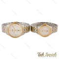 ساعت تیسوت ست دورنگ طلایی صفحه سفید Tissot-5310-S
