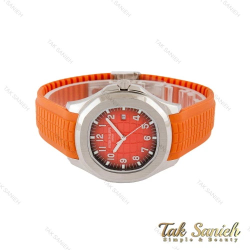 ساعت پتک فیلیپ آکوانا مردانه سیلور نارنجی Patek-5322-G