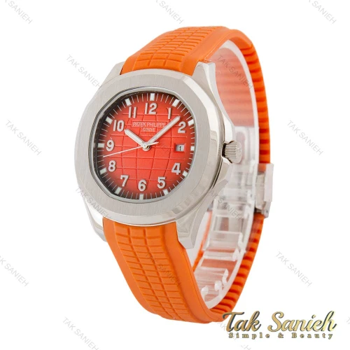 ساعت پتک فیلیپ آکوانا مردانه سیلور نارنجی Patek-5322-G
