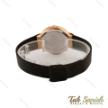 ساعت رومانسون زنانه حصیری مشکی رزگلد Romanson-5331-L