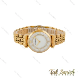 ساعت امپریو آرمانی زنانه طلایی صفحه سفید Armani-5338-L