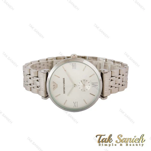 ساعت امپریو آرمانی مردانه سیلور زیر ثانیه Armani-5339-G