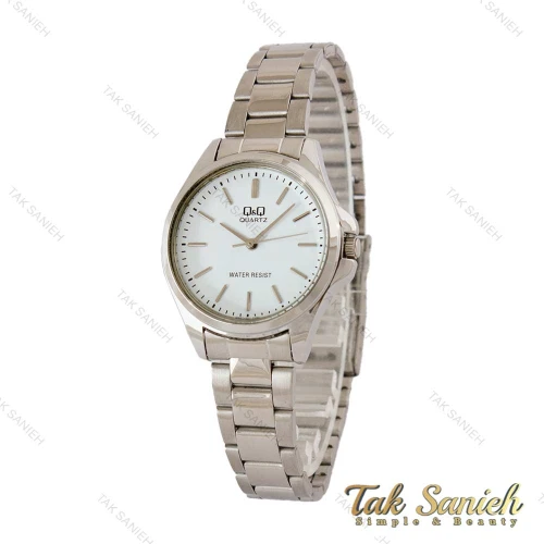 ساعت کیوکیو زنانه استیل صفحه سفید QQ-5348-L