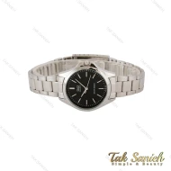 ساعت کیوکیو زنانه استیل صفحه مشکی QQ-5349-L