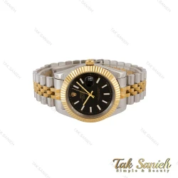 ساعت رولکس دیت جاست 2 مردانه صفحه مشکی ایندکس خط Rolex-5354-G