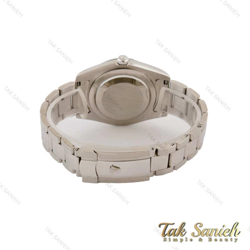 ساعت رولکس دیت جاست 2 سیلور صفحه سرمه ای ایندکس یونانی Rolex-5356-G